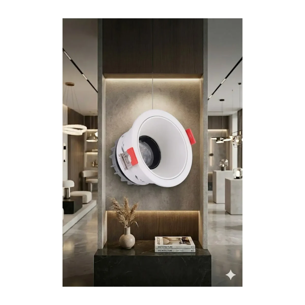 Led Spot 5W Beyaz Çerçeve 4000K