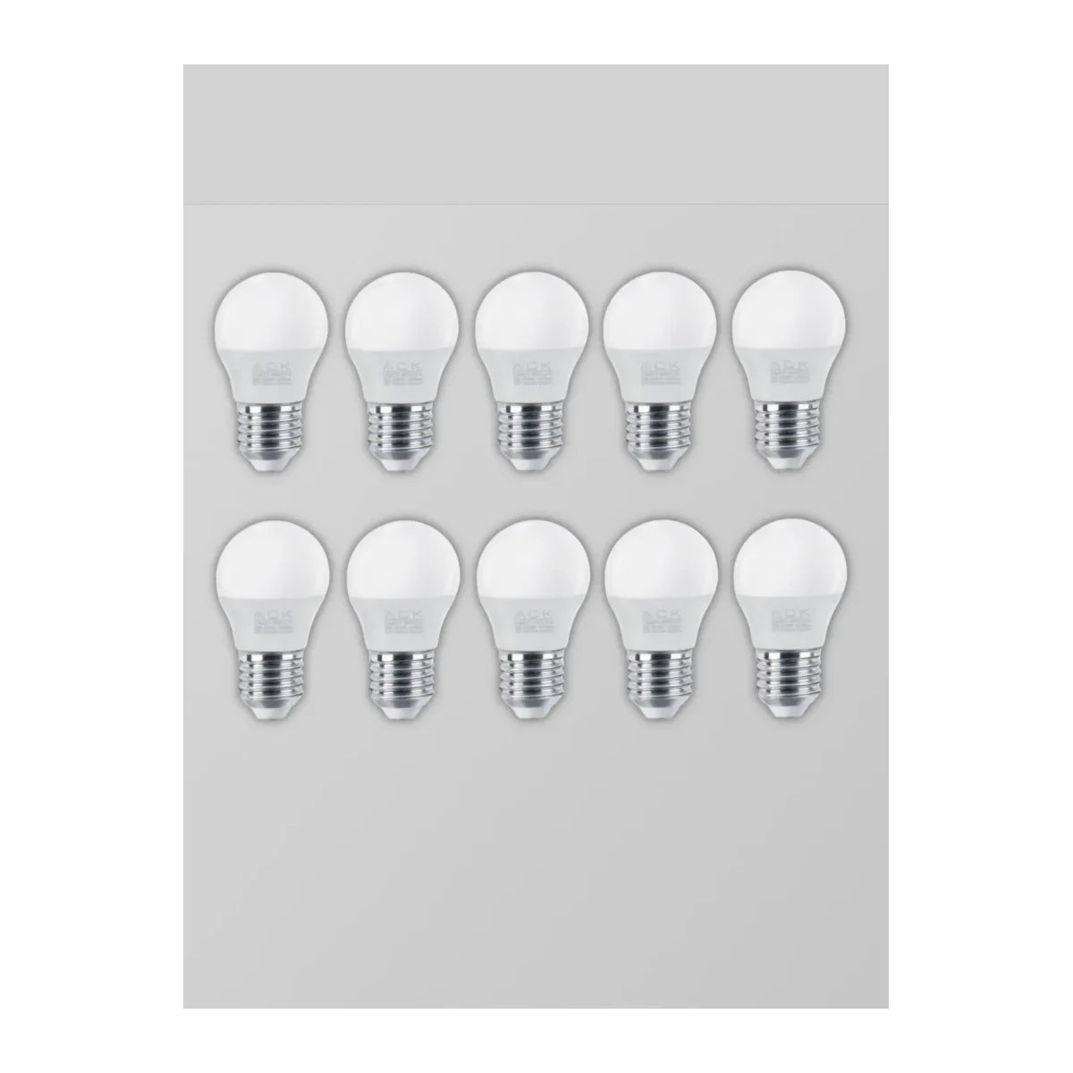 LED Ampul 5W E14 Beyaz 10 Adet