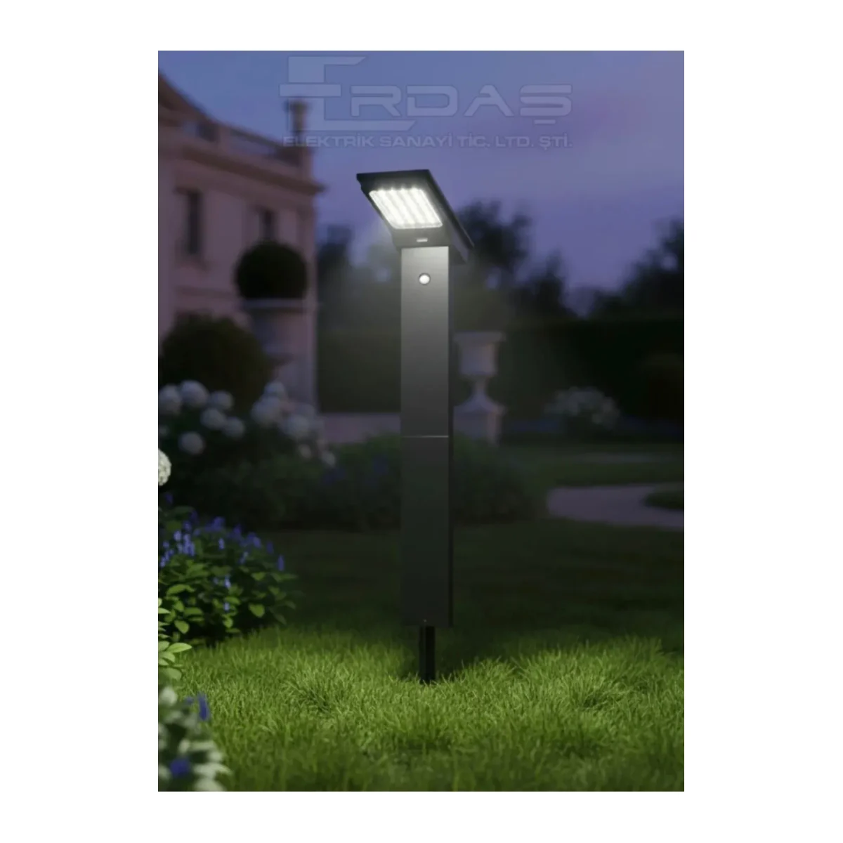 SOLAR LED BAHÇE ARMATÜRÜ KAZIKLI