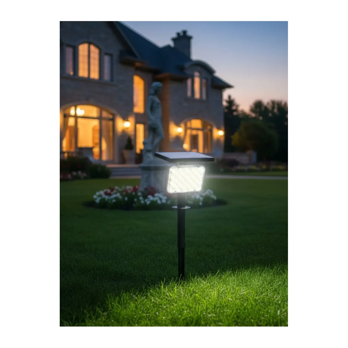 SOLAR LED ÇİM ARMATÜRÜ KAZIKLI