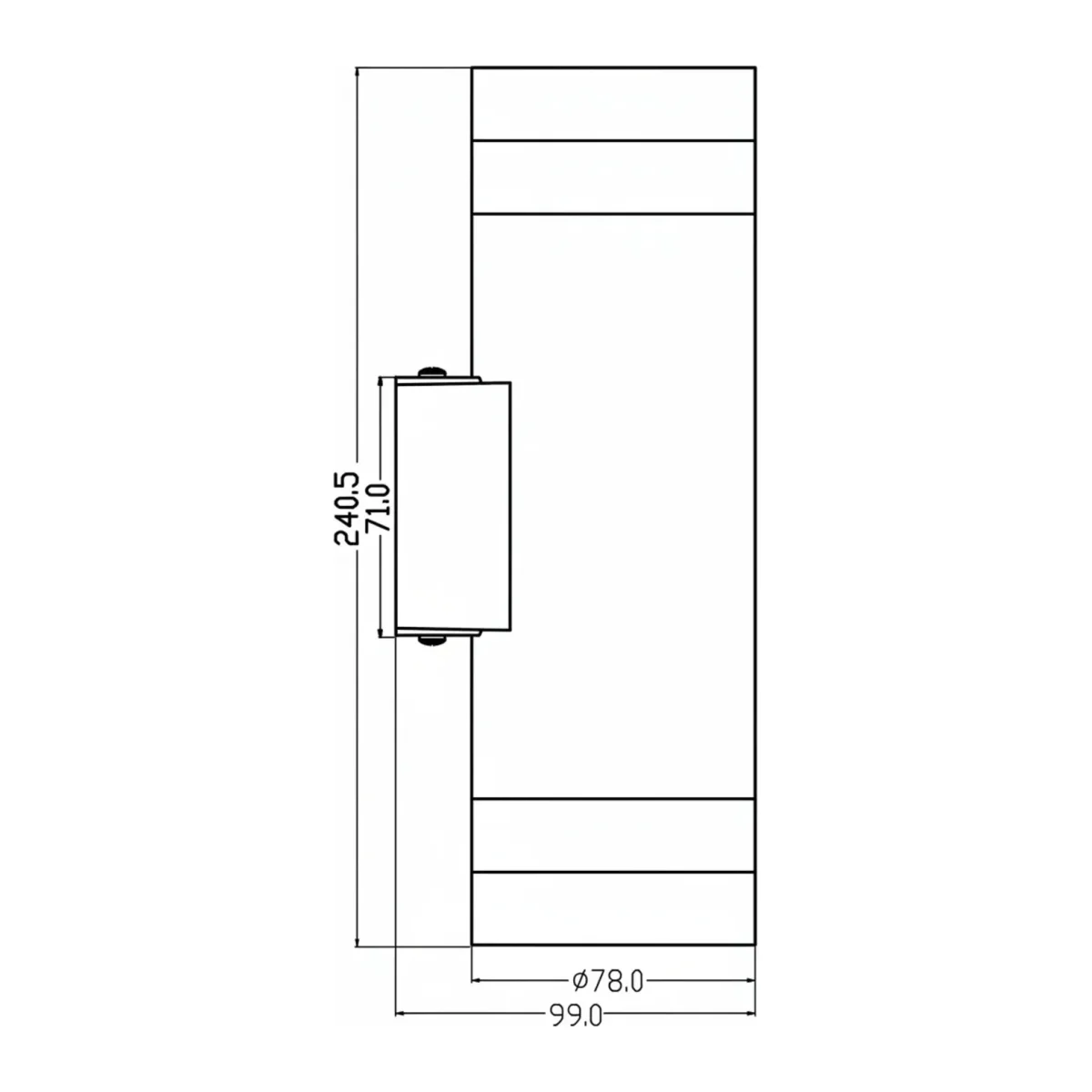 18W LED DUVAR ARMATÜRÜ / SİYAH / YUVARLAK / 6500-4000-3000K BUTONLU RENK SEÇENEĞİ IP65 - Görsel 3