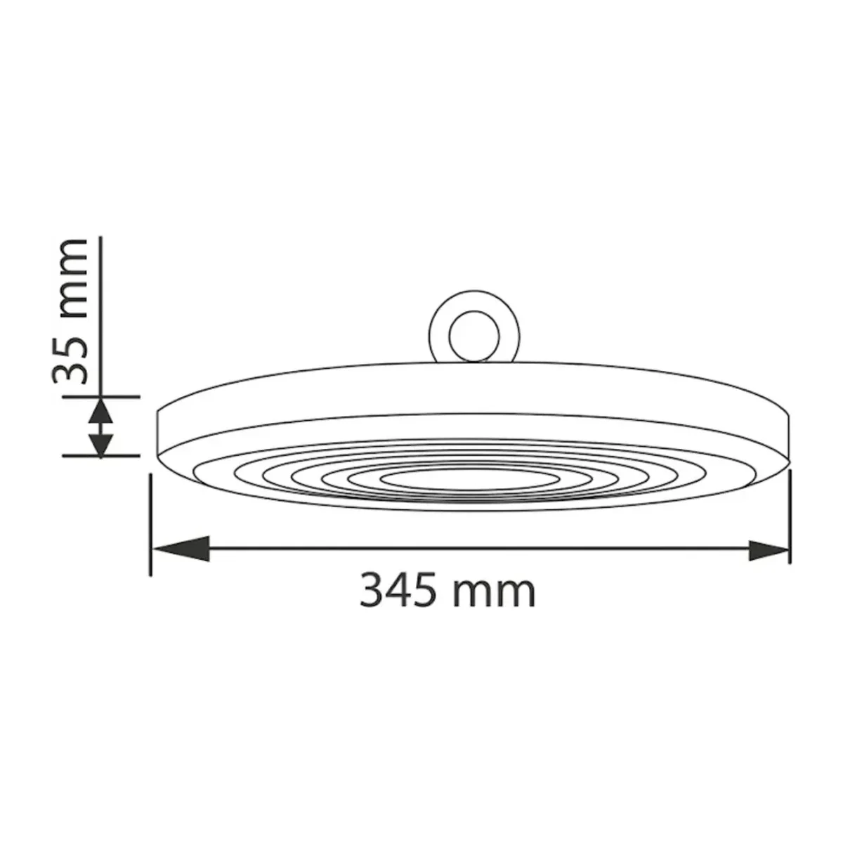 UFO YÜKSEK TAVAN 200W 6500K - Görsel 3