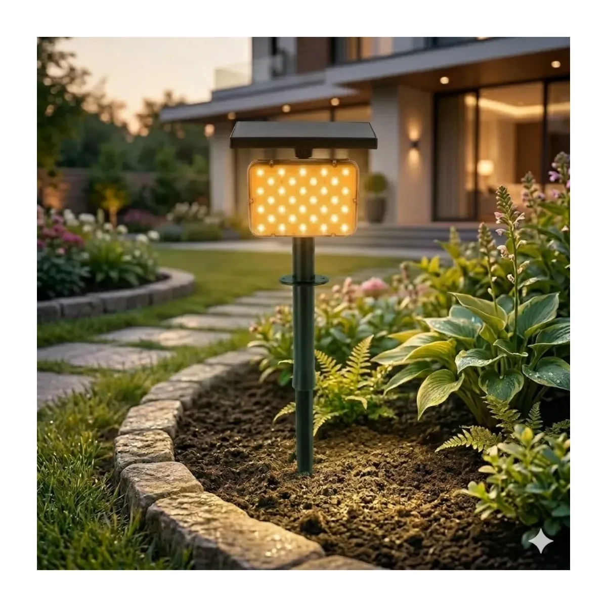 Solar LED Çim Armatürü - Görsel 2