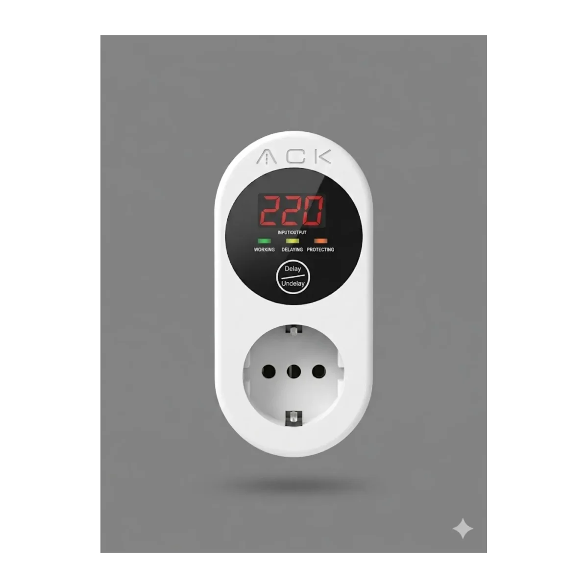 VOLTAJ KORUMALI PRİZ PVP-04-15A 140-270V