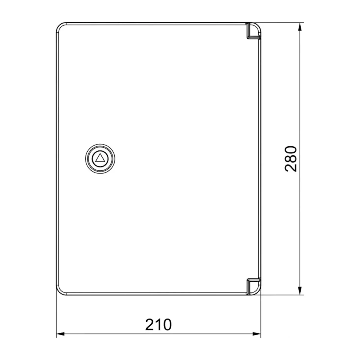 ÇETİNKAYA ÇP 5001 21x28x13 ABS PANO OPAK - Görsel 2
