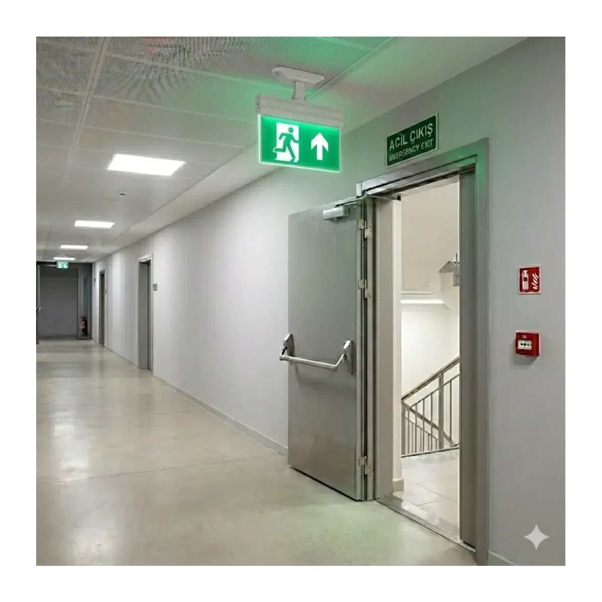 EXIT KOŞAN ADAM YUKARI OK - Görsel 2