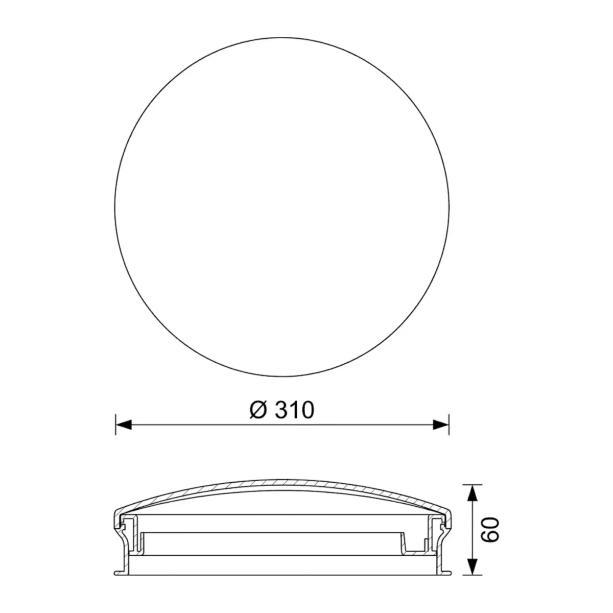 JK180 6500K 18W TAVAN ARMATÜRÜ - Görsel 3
