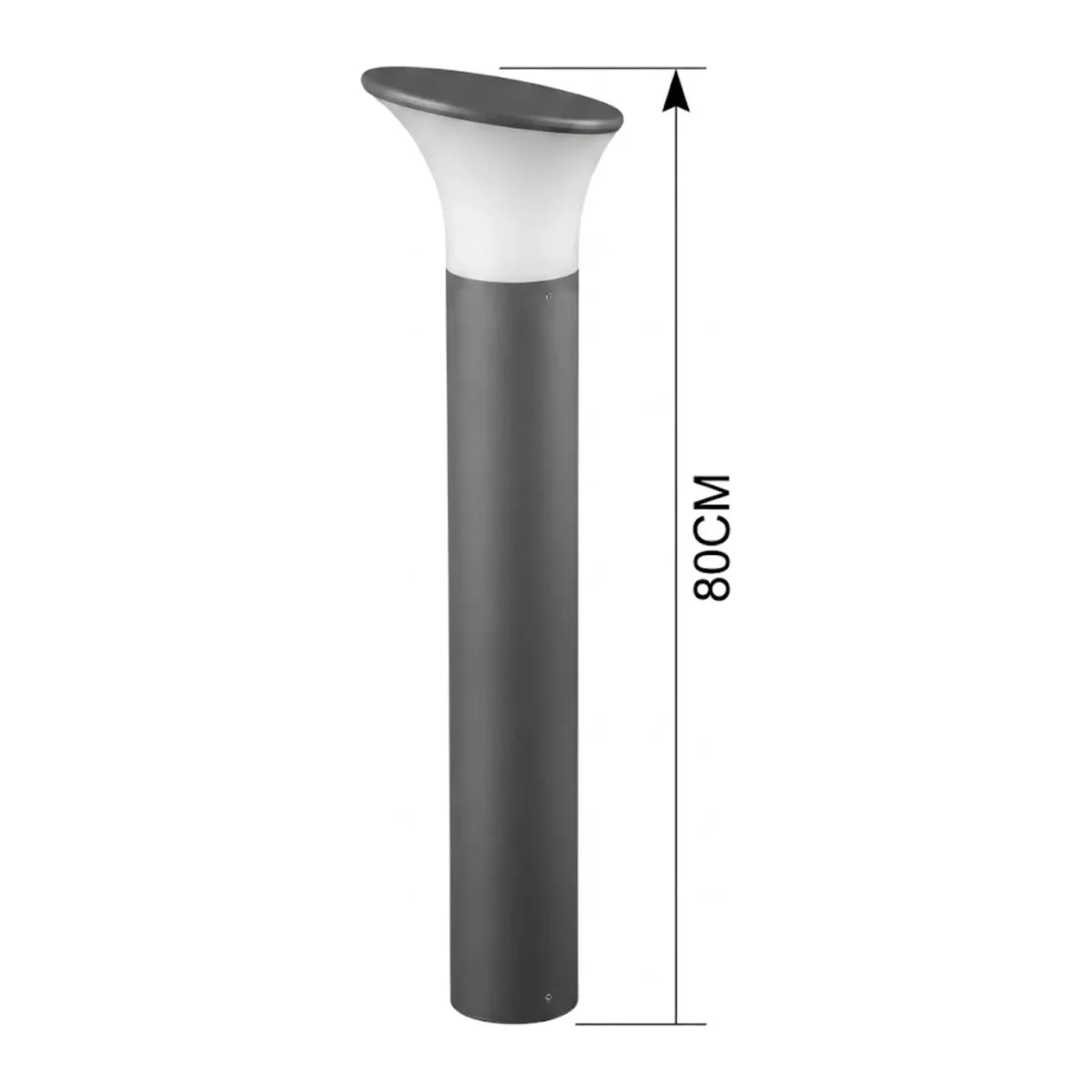 LH-11407 E27 DUYLU BAHÇE BOLLARD IP54 - Görsel 2
