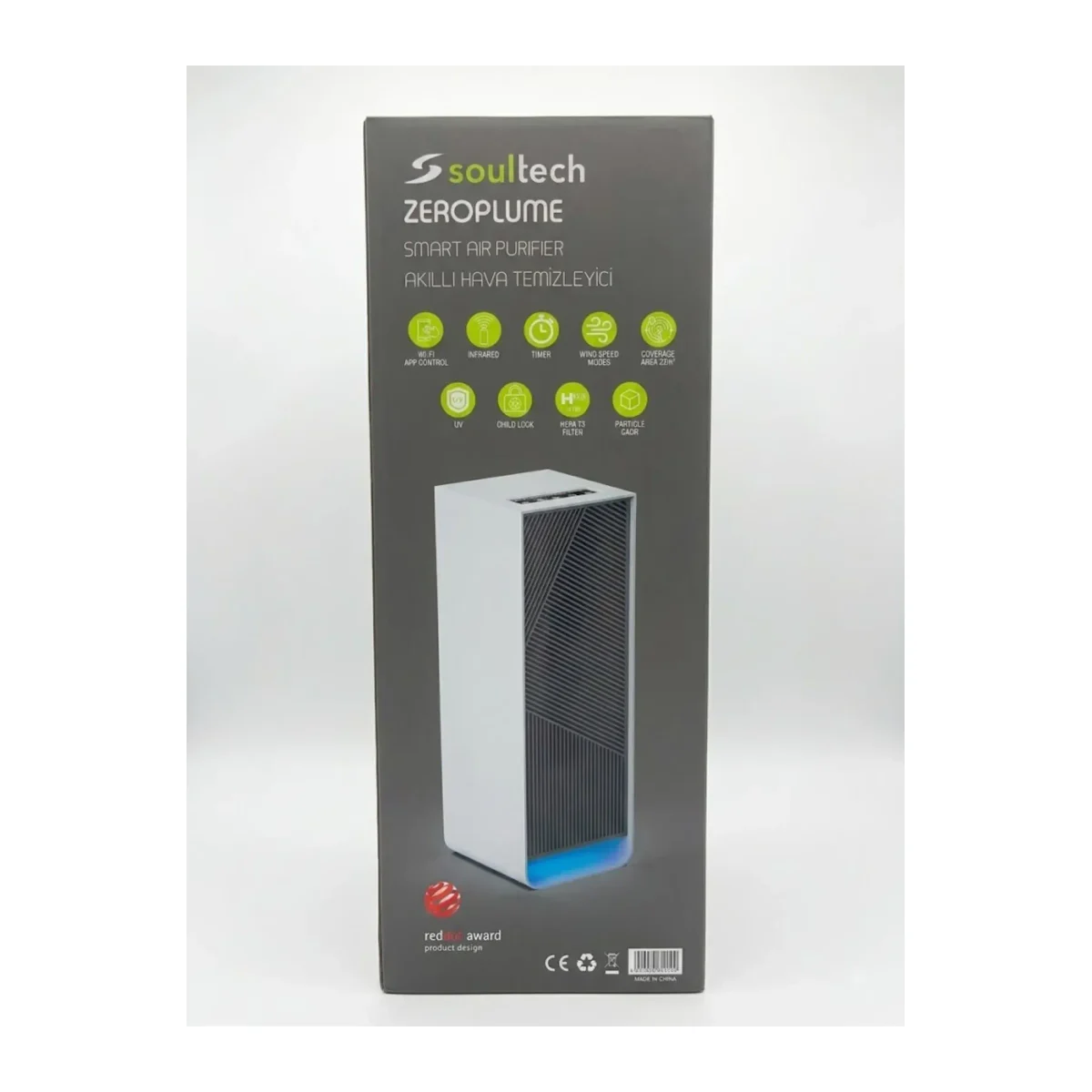 HT049B ZEROPLUME SMART AIR PURIFER 185 M3 AKILLI HAVA TEMİZLEYİCİ - Görsel 4