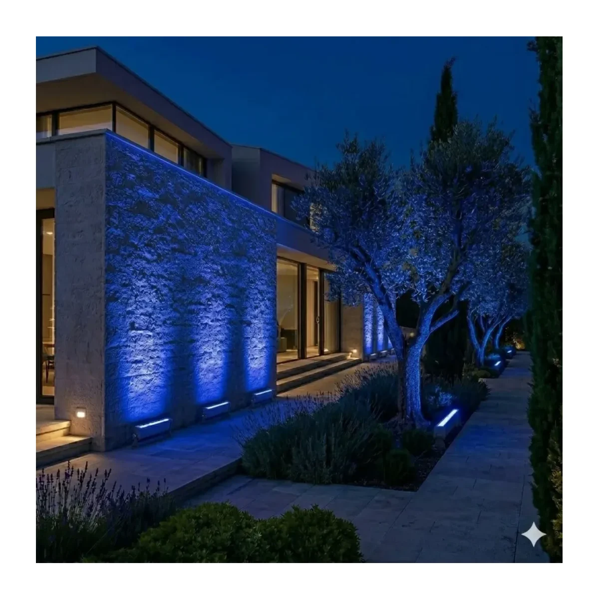 6x1W MAVI IP67 18CM LED WALLWASHER