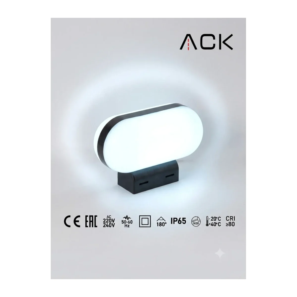 Pc Led Duvar Apliği 10W 6500K Beyaz Işık - Görsel 2