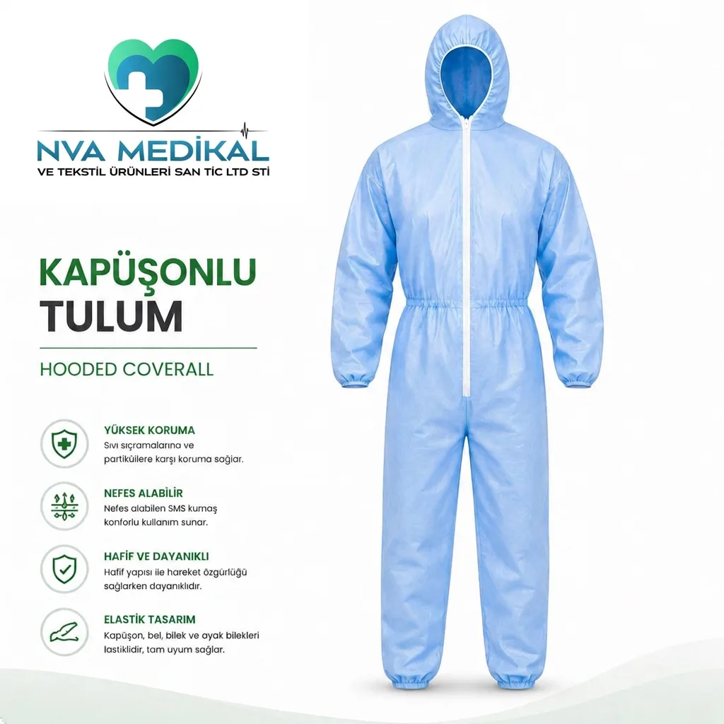 NVA Kapüşonlu Tulum S Beden - Görsel 2
