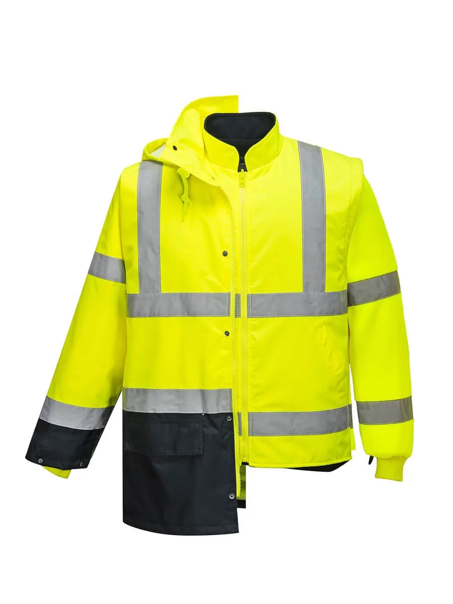 Reflektörlü Parka Çift Renkli - Görsel 3