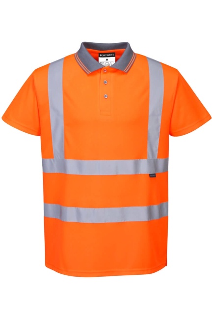 Reflektörlü Polo Yaka T-Shirt
