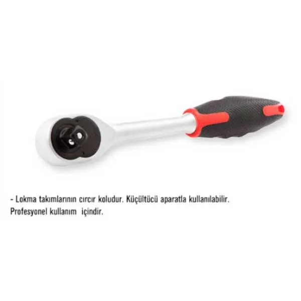 TOMAX Cırcır Lokma Kolu 1/4 45 Diş - Görsel 2