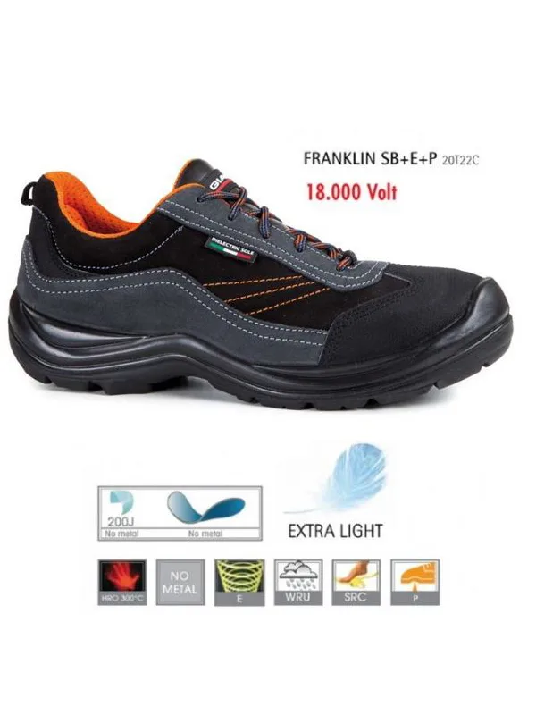 Elektrikçi İş Ayakkabısı Giasco Franklin - Görsel 2