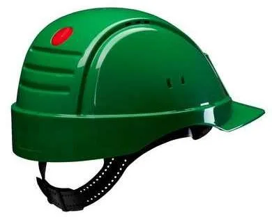 3M G2000 Yeşil Baret Havalandırmalı Vidalı UV'li