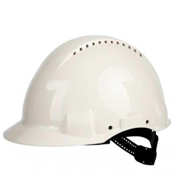 3M G3000 Beyaz Baret Havalandırmalı Vinil Bantlı UV'li