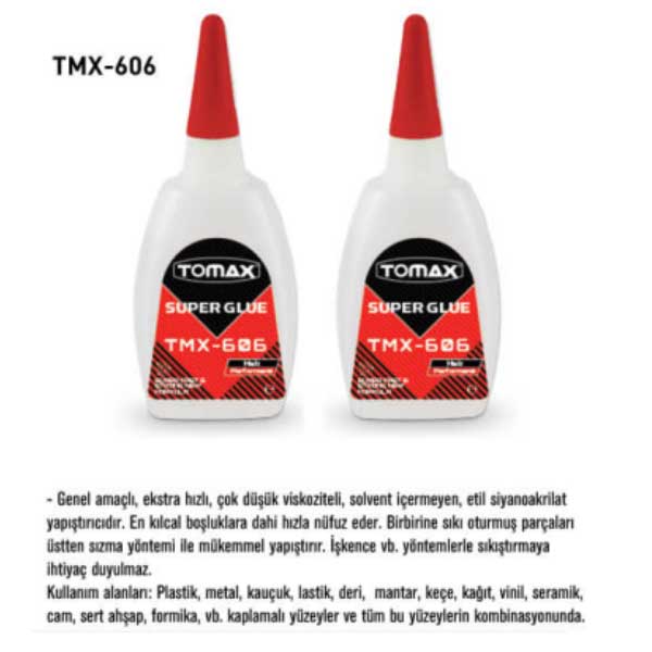 TOMAX Hızlı Yapıştırıcı 20 gr 30 Adet - Görsel 2